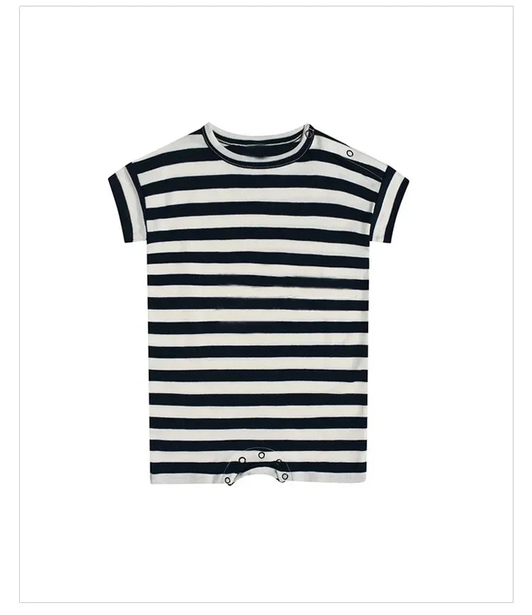 0-24M Neugeborenen Kind Baby Jungen Mädchen Kleidung Drucken Baumwolle Strampler Nette Süße Einteilige Overall Sommer Neue geboren Outfit