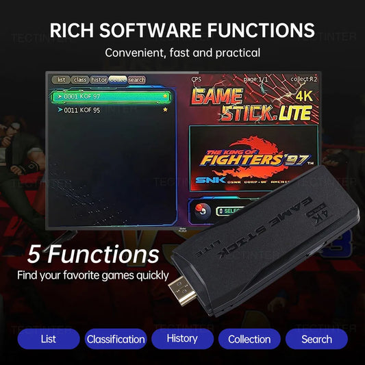 M8 4K Video Game Console Built-in 20000 Games Wireless Controller Gamepad Retro Handheld Game Player For PS1 Dropshipping.