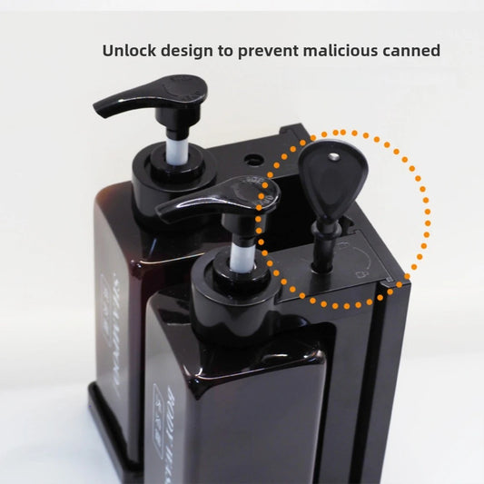 300 ml Hotel-Seifenspender zur Wandmontage, nachfüllbarer Shampoo- und Spülungsspender, für Badezimmerbedarf, Hotelparty