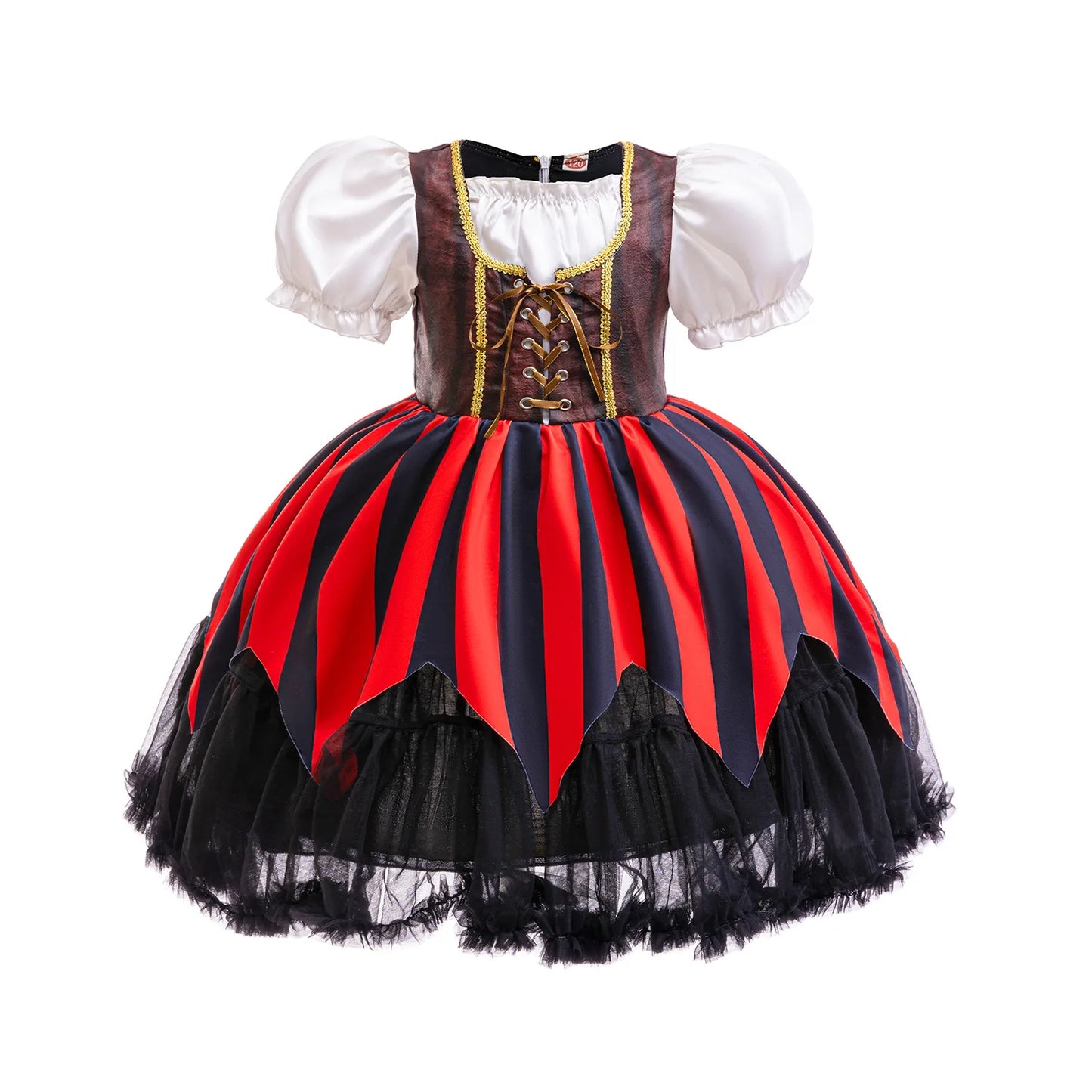 Halloween Mädchen Piraten Kleid Cosplay Karneval Party Piraten Rollenspiel Anzug Mit Kopftuch Kinder Bühne Leistung Kleidung