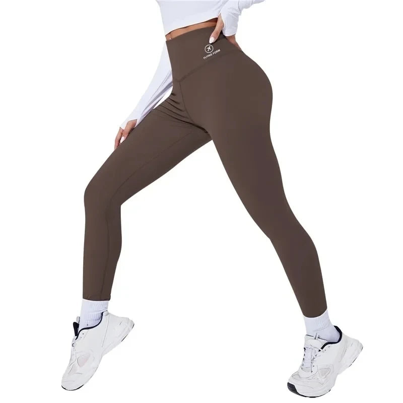 1pc Frauen Hohe Taille Yoga Leggins Gym Sport Strumpfhosen Frau Laufhose Sexy Butt Hebe Leggings Gym Fitness Push-Up leggins 