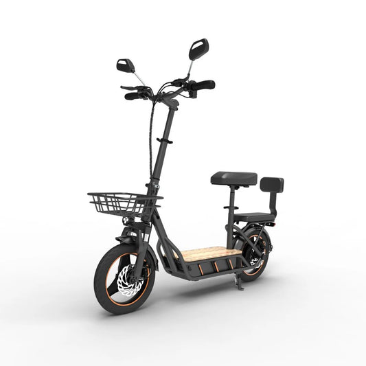 KuKirin C1 Pro Foldable Adult Electric Scooter with Seat E-Scooter 45 km/h Electric Kick Scooter 500W Skateboards Kickboard.