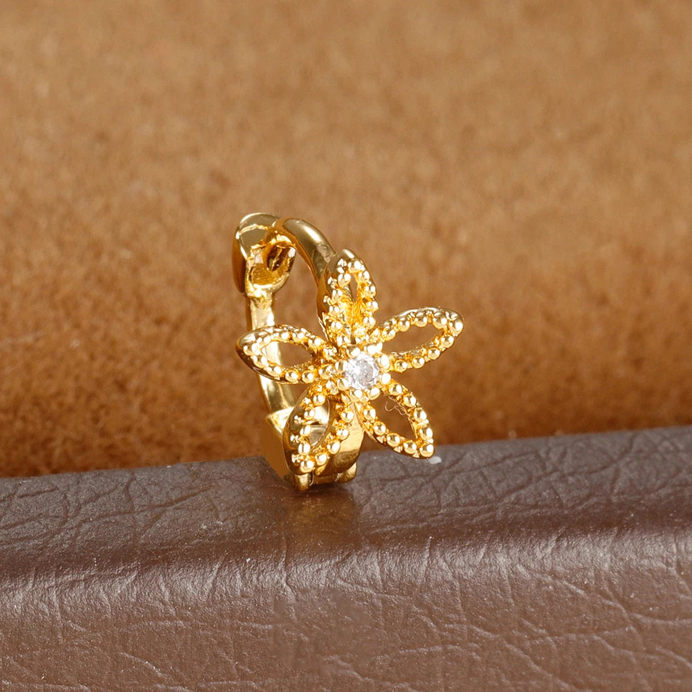 1Pc Stainless Steel Small CZ Hoop Cartilage Earrings Tiny Cross Tragus Rook Daith Earring Tragus Helix Rook Ear Piercing Jewelry