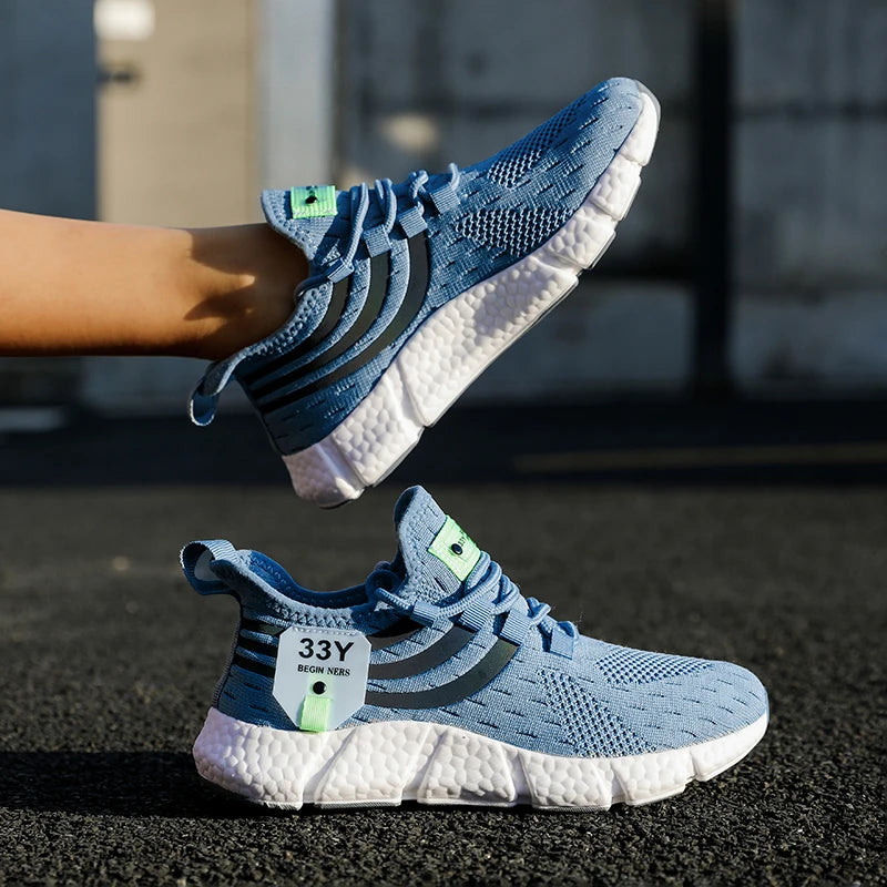 Männer Casual Turnschuhe Sommer Atmungsaktive Sportschuhe Leichte Outdoor Mesh Laufschuhe Athletisch Jogging Tenis Wanderschuhe