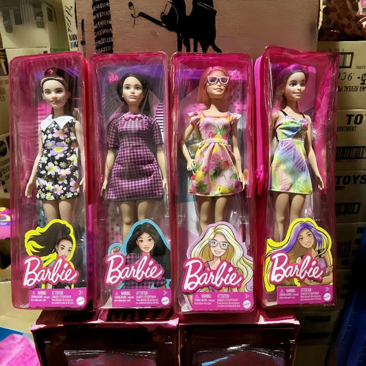 Genuine Barbie Dolls Brand Assortment Fashionista Girl Fashion Doll Princess Toys For Girls Bonecas Barbie Doll Birthday Gifts.