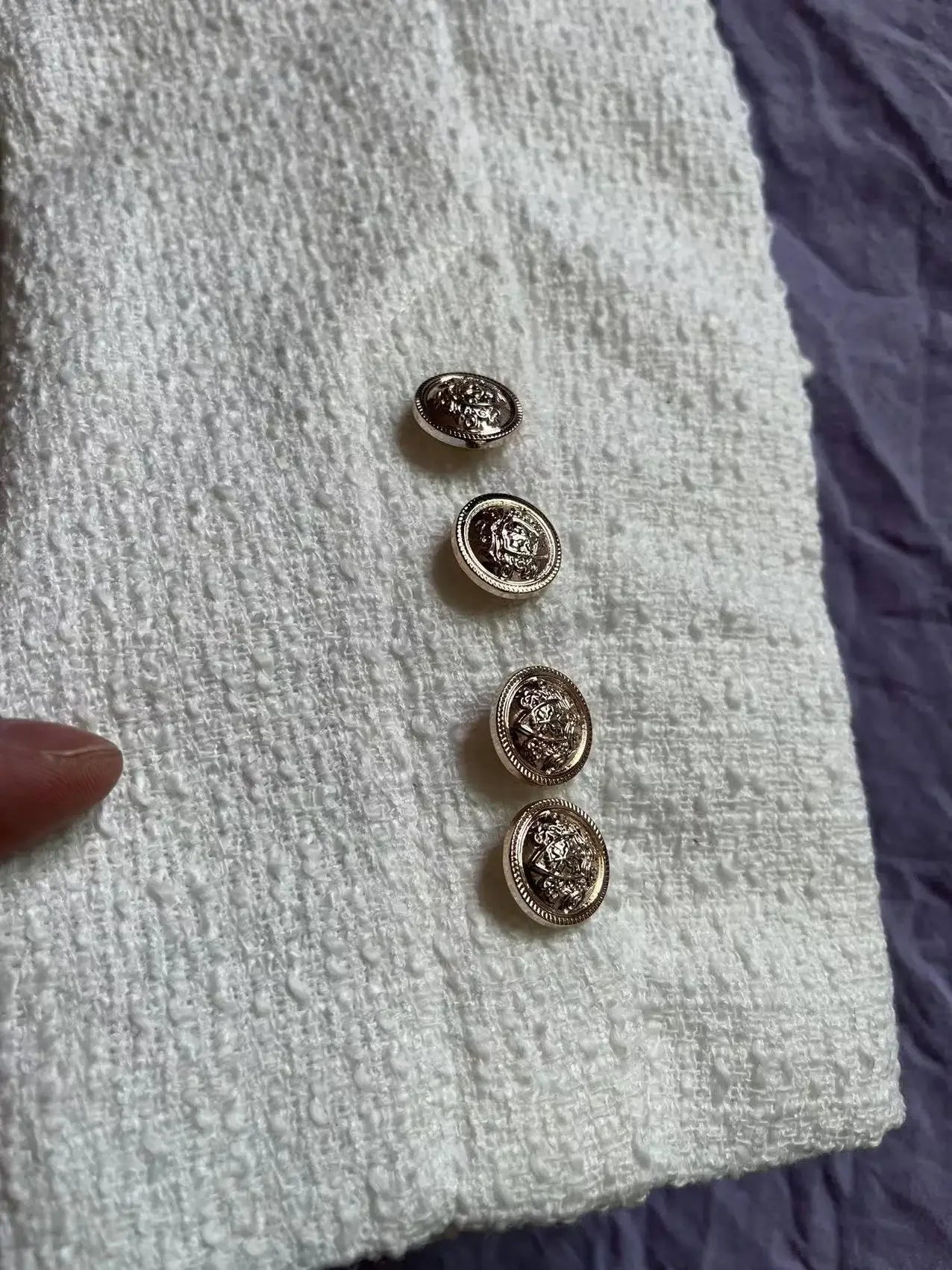 Frühling und Herbst Koreanische Mäntel Frauen Jacke Neue Französisch Wolle Tweed Mantel Mode High-end-Gold Taste Kurze Schlanke temperament