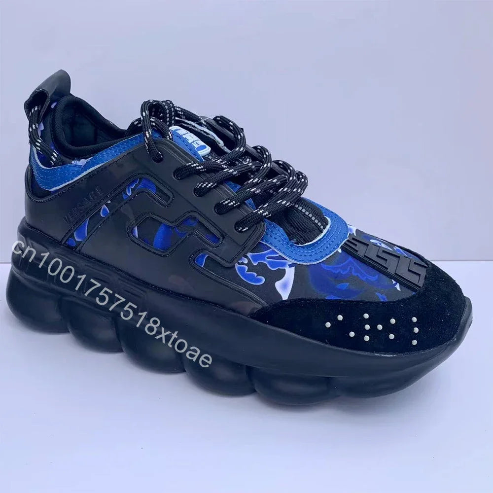 Luxus-Outdoor-Freizeitschuhe der Größe 36–45 für Männer und Frauen, modische Freizeit-Turnschuhe, Herbst-Winter, dicker Boden, niedrige Sportschuhe