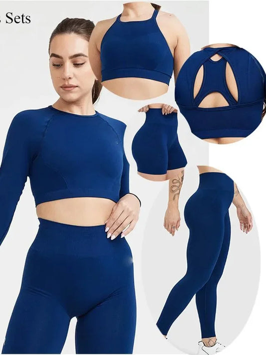 Seamless High-Quality Yoga Suit Effortless Oneractive Tight Scrunch Peachy Butt Gymwear Fitness Clothing For Women.