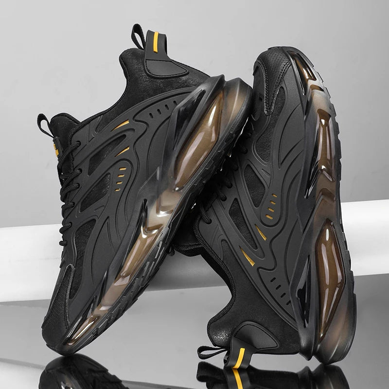 YRZL Herren-Turnschuhe, lässig, Sport, atmungsaktiv, Laufschuhe, bequemes Gehen, leichter Mesh-Schuh, Outdoor, rutschfest, Tennis-Mann