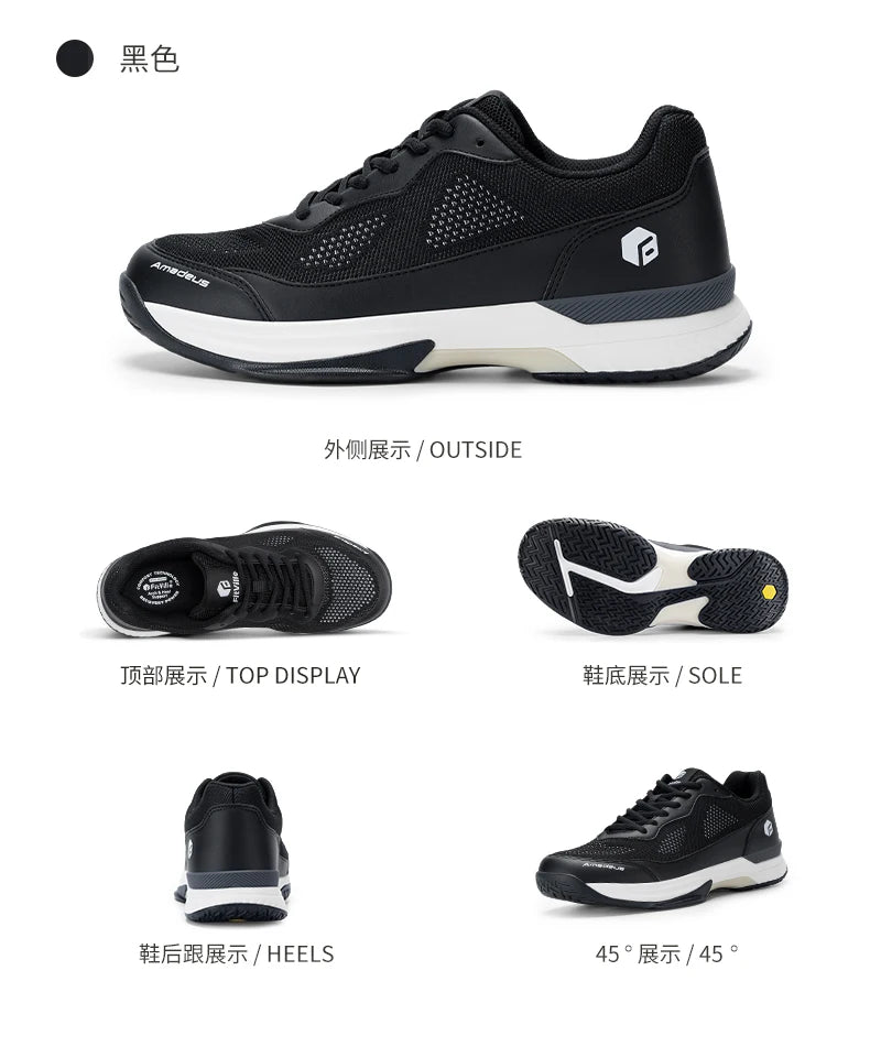 FitVille Professionelle Tennisschuhe für Herren, Soprt-Schuhe, Trainings-Sneaker, rutschfest, schweißabsorbierend, geschwollene Füße, Fußgewölbeunterstützung