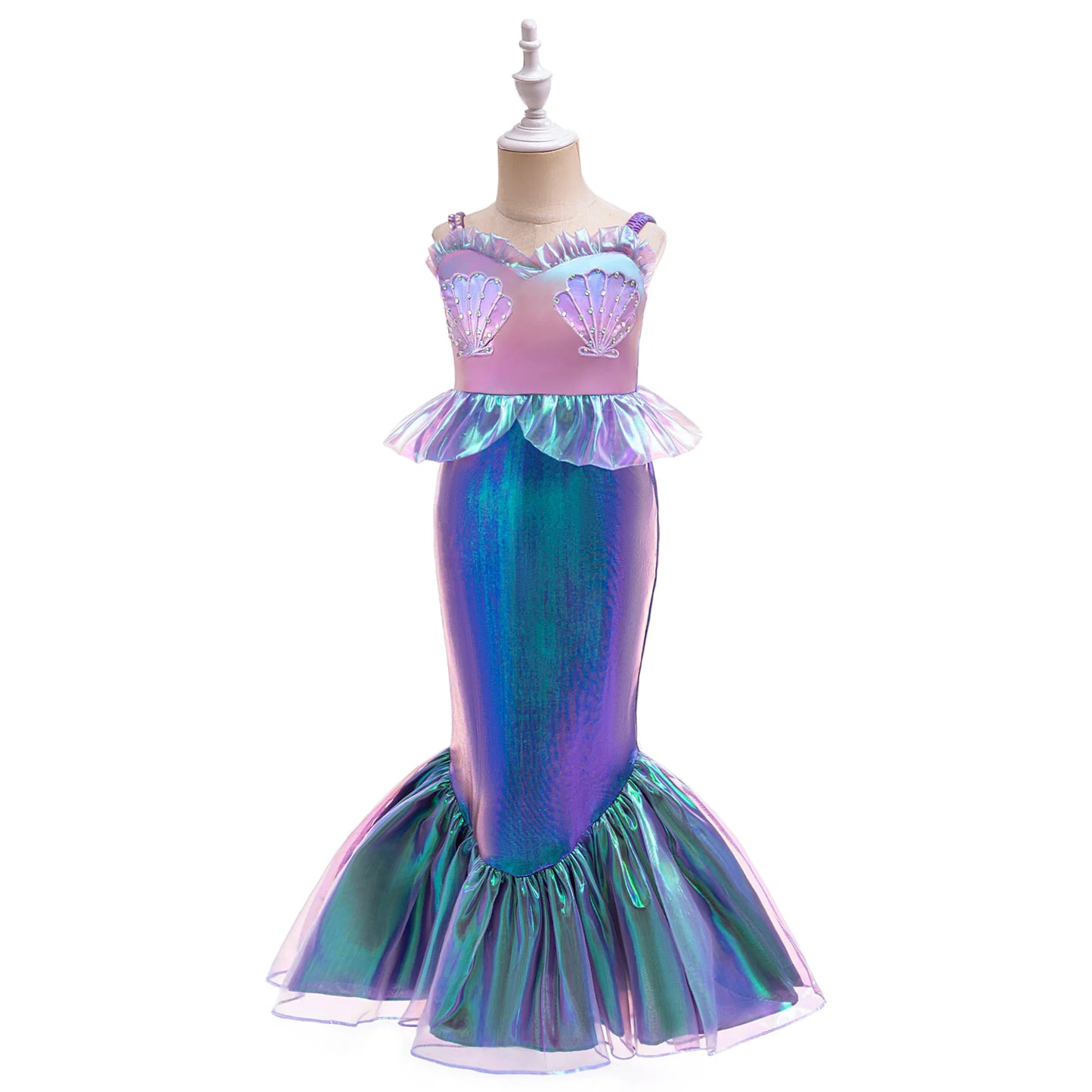 Pailletten Mädchen Party Kleider Meerjungfrau Mottoparty Prinzessin Kleid Performance Kostüm Kinder Geburtstag Geschenke Kleider für Mädchen Abschlussball