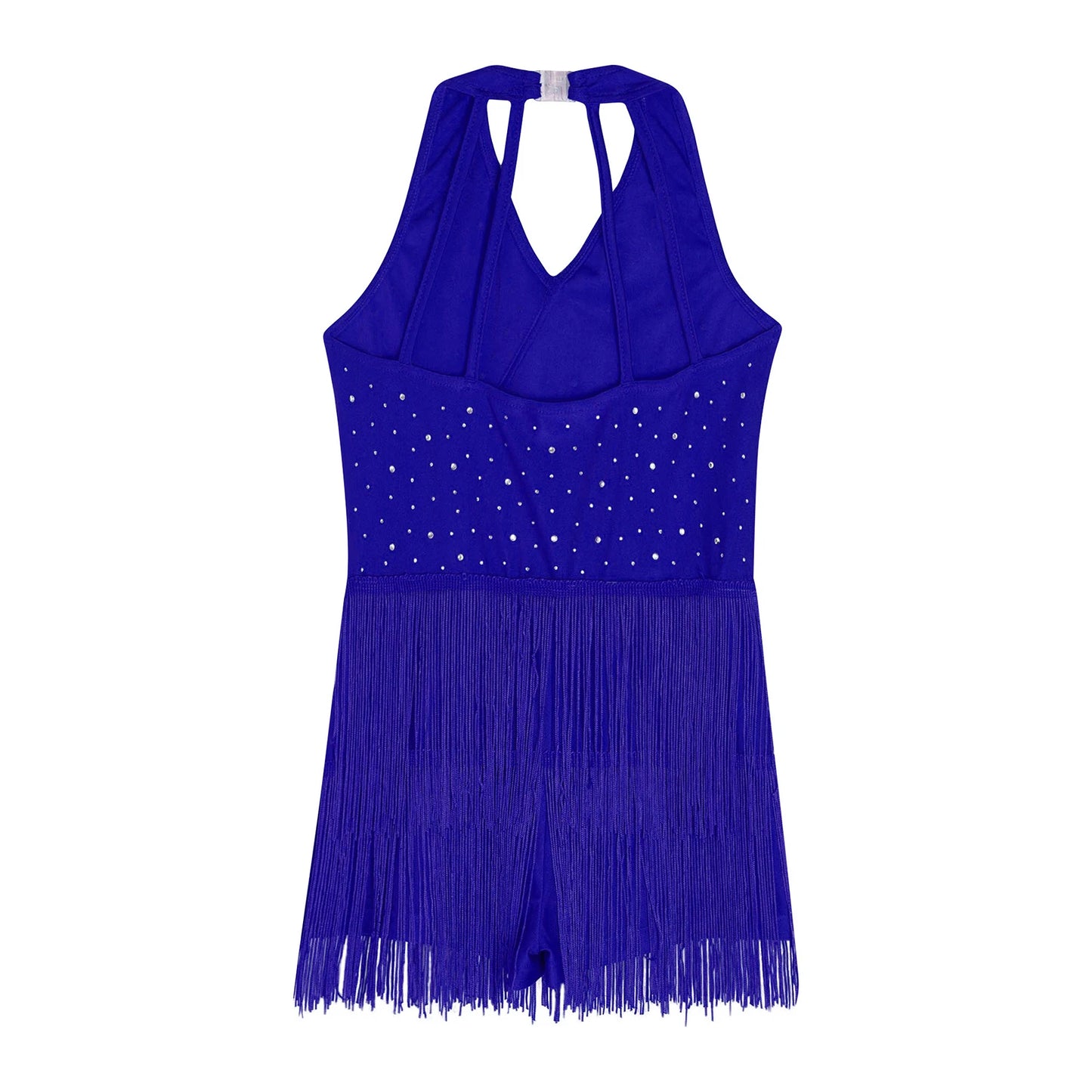Kinder Mädchen Latin Dance Kleid Fransen Quaste Latin Dance Trikot Kostüm Ballsaal Sumba Cha-cha Tango Bühne Leistung Dancewear
