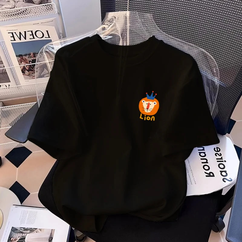 Weißes Plus-Size-Kurzarm-T-Shirt mit positiver Schulter, weiblich, halbärmelig, 2025, neues explosives Design, Sommer-Tops, lockeres T-Shirt