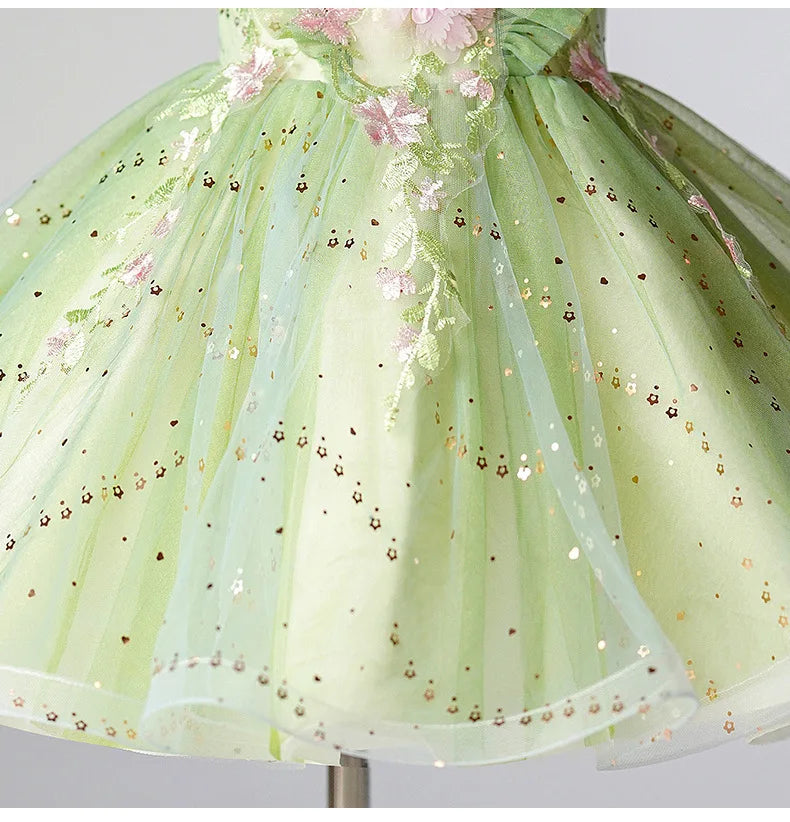 Kind Mädchen Urlaub Kleidung Party kleid für Mädchen Kinder Sommerkleider mit Blumen Kleid
