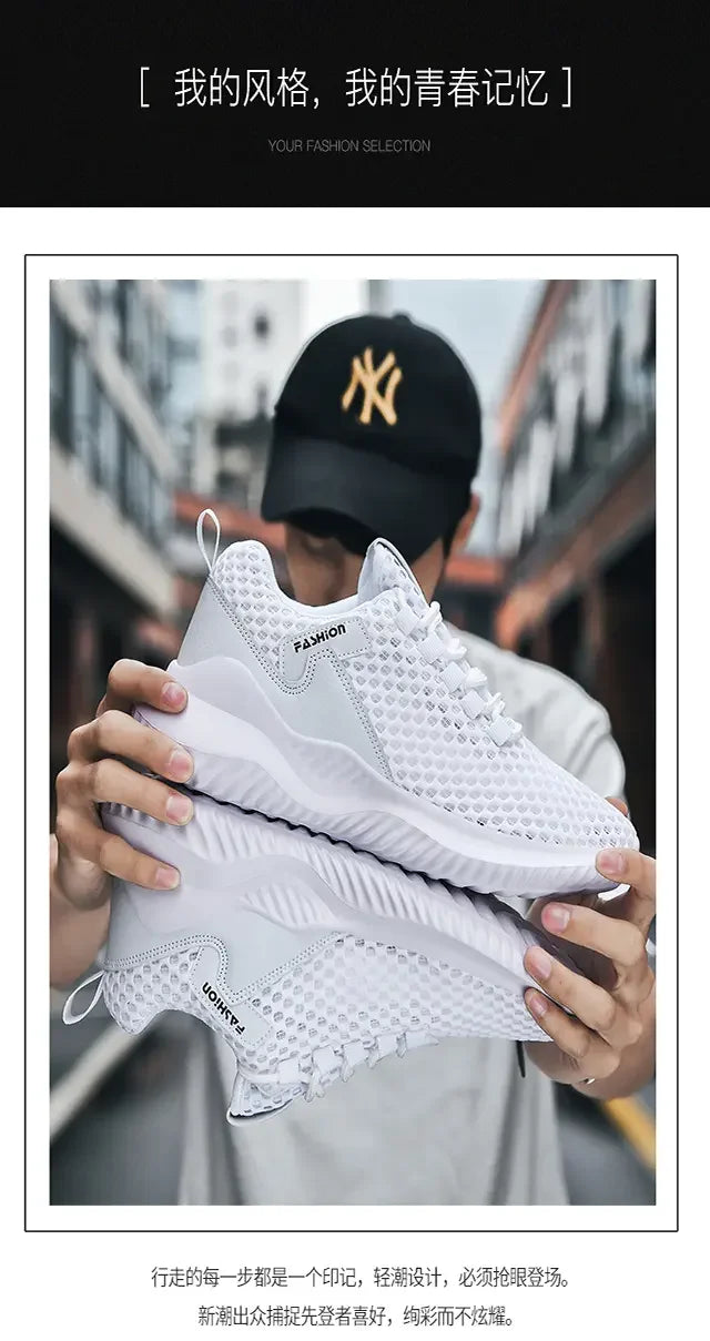 Sommer Tennis Casual Mesh Schuhe Atmungsaktive Hohl training fitness Plattform Weichen Boden Läuft Leichte Vulkanisierte Schuhe