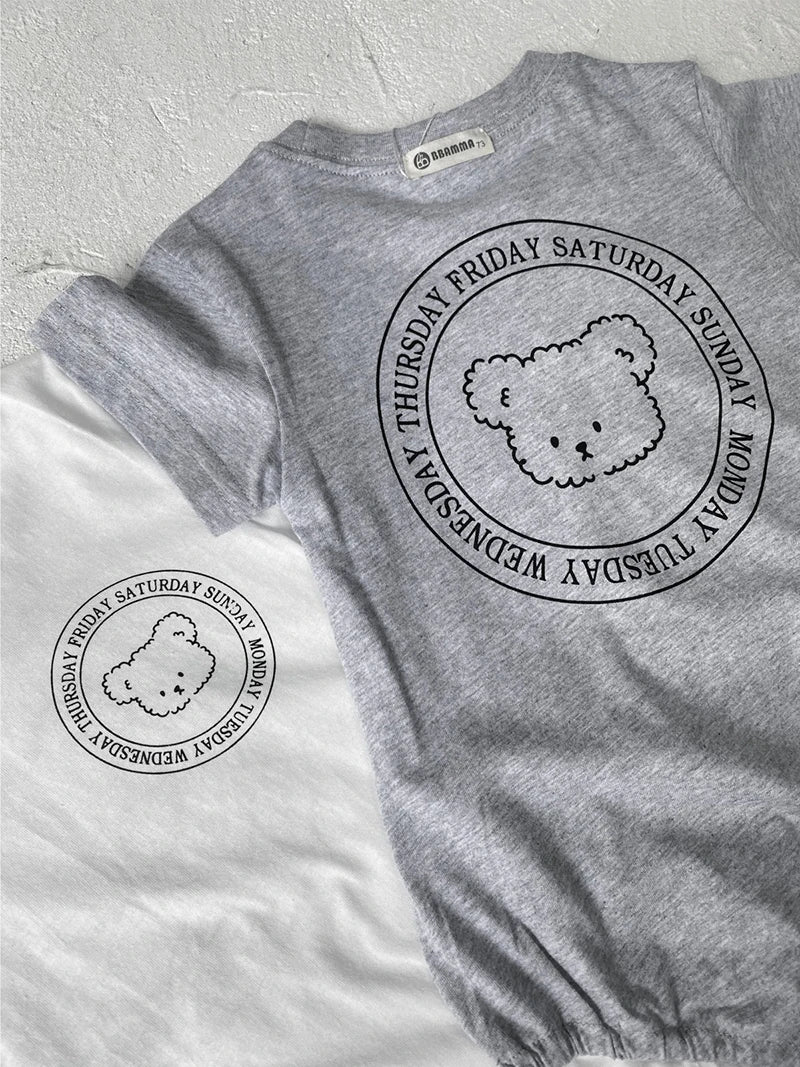 0-2Y Sommer Baby Body Niedlichen Cartoon Gedruckt Einteiliges für Kleinkinder Mädchen und Jungen Baby Kleidung Kleinkind Kurzarm Overall