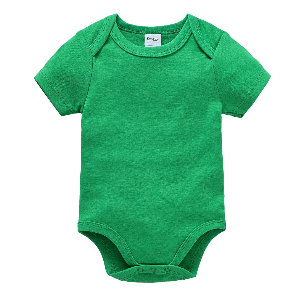 Hochwertige Baby Stram pler Jungen Kleidung Musselin leere Bodysuit Mädchen rosa einfarbige Overall einteilige Säuglings produkte 0-24m