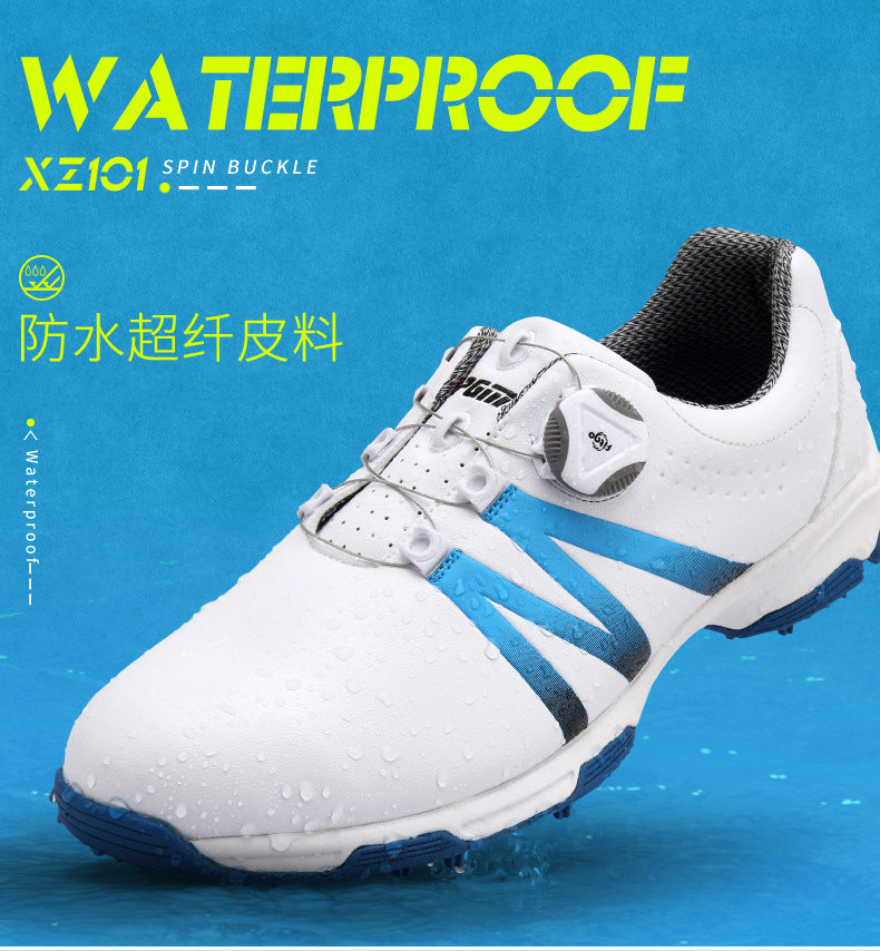 PGM Golf Sports Men's Shoes Waterproof Fashion Casual Sneakers Quick Lacing Breathable Non-Slip XZ101 Wholesale.