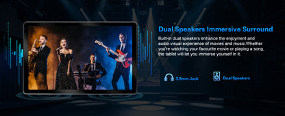 URAO C109L 10 Inch Tablets Android 15 A523 Octa Core Tablet 24GB+128GB 1 TB Expansion WiFi 6 5MP+8MP Camera Keyboard Mouse Set.