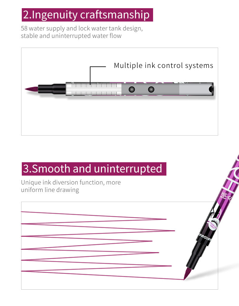 Hot Sale Makeup Black Liquid Eyeliner Waterproof Make Up Beauty Cosmestics Eye Liner Pencil Pen 8862#.