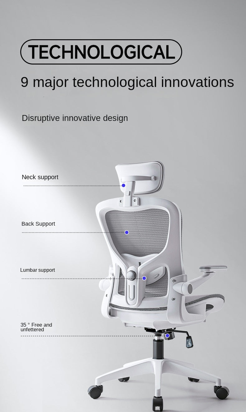 UVR Mesh Personal Bürostuhl, bequemer, ergonomischer Design-Sessel, Möbellift, verstellbarer Liegestuhl, Gaming-Computerstuhl
