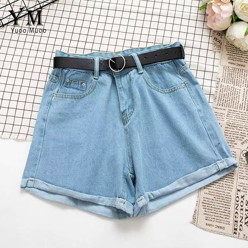 Chic High-Waisted Denim Shorts for Summer Vibes! Perfect for Every Casual Look! 🌞👖 #Fashion #SummerStyle.