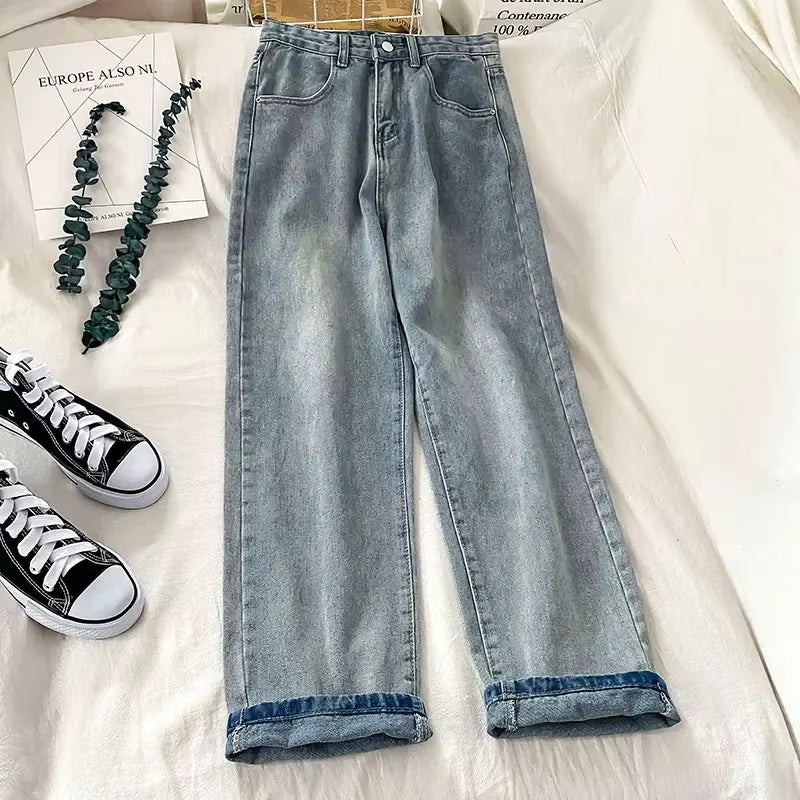 Elevate your summer style with our chic black ruffle top and jeans set! Perfect for casual streetwear vibes! 🌟🖤 #KoreanFashion #SummerStyle.