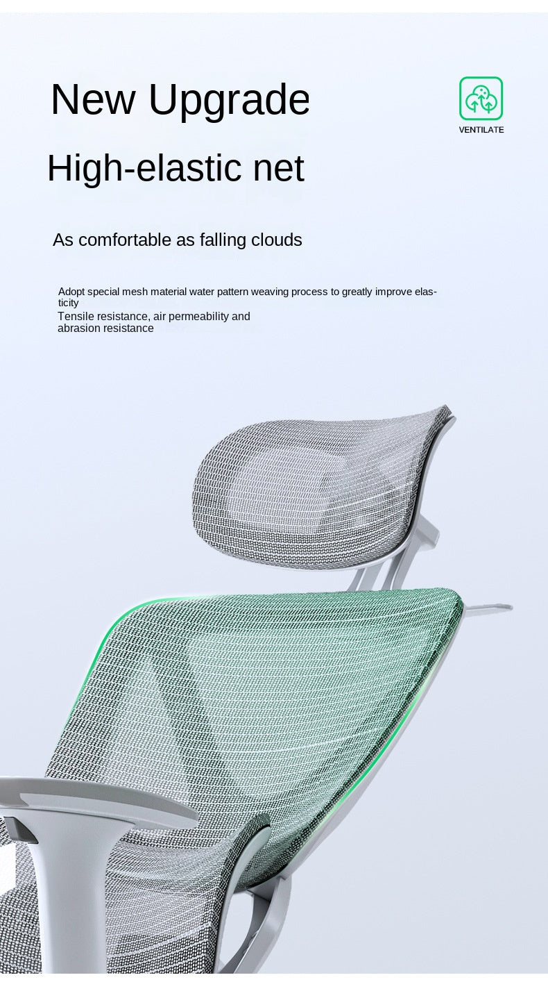 Uvr inländische bequeme sitzende atmungsaktive Mesh Stuhl ergonomisches Design Liegestuhl Büro verstellbare Lordos stütze Stuhl