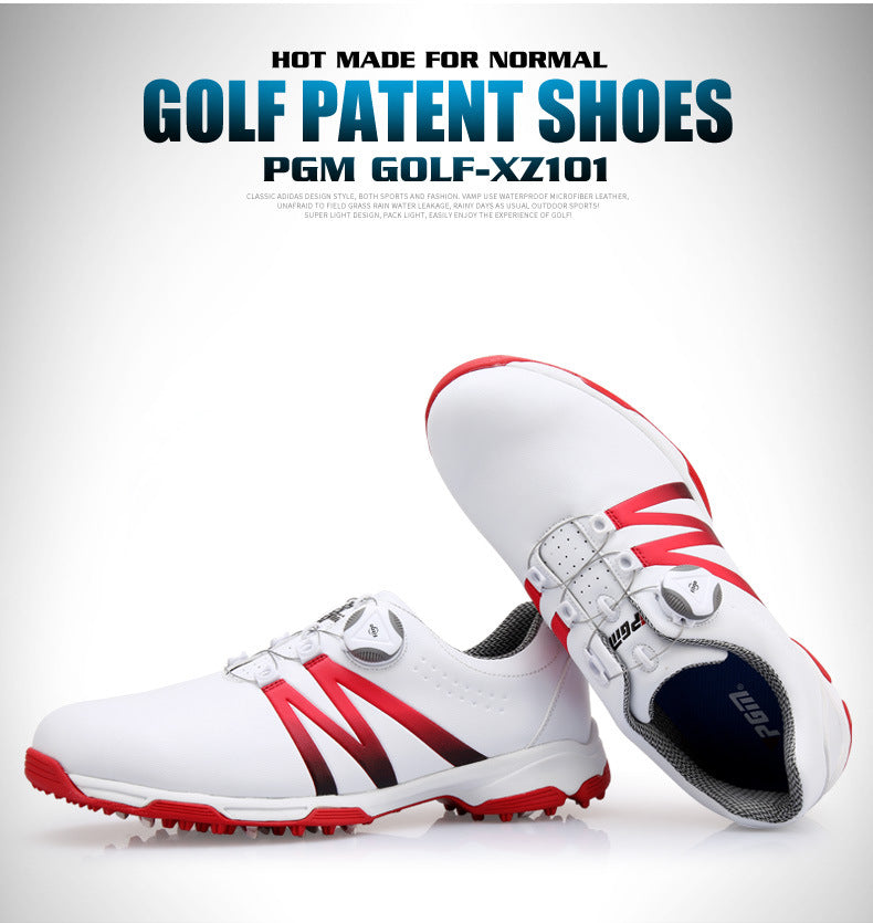 PGM Golf Sports Men's Shoes Waterproof Fashion Casual Sneakers Quick Lacing Breathable Non-Slip XZ101 Wholesale.