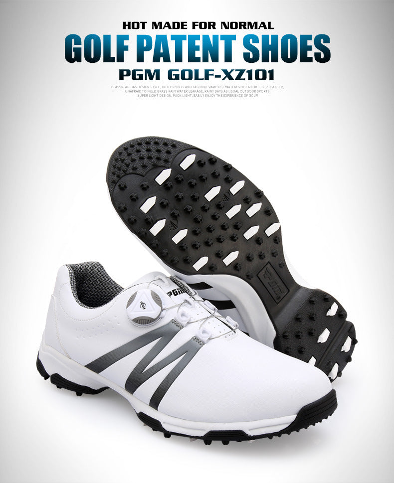 PGM Golf Sports Men's Shoes Waterproof Fashion Casual Sneakers Quick Lacing Breathable Non-Slip XZ101 Wholesale