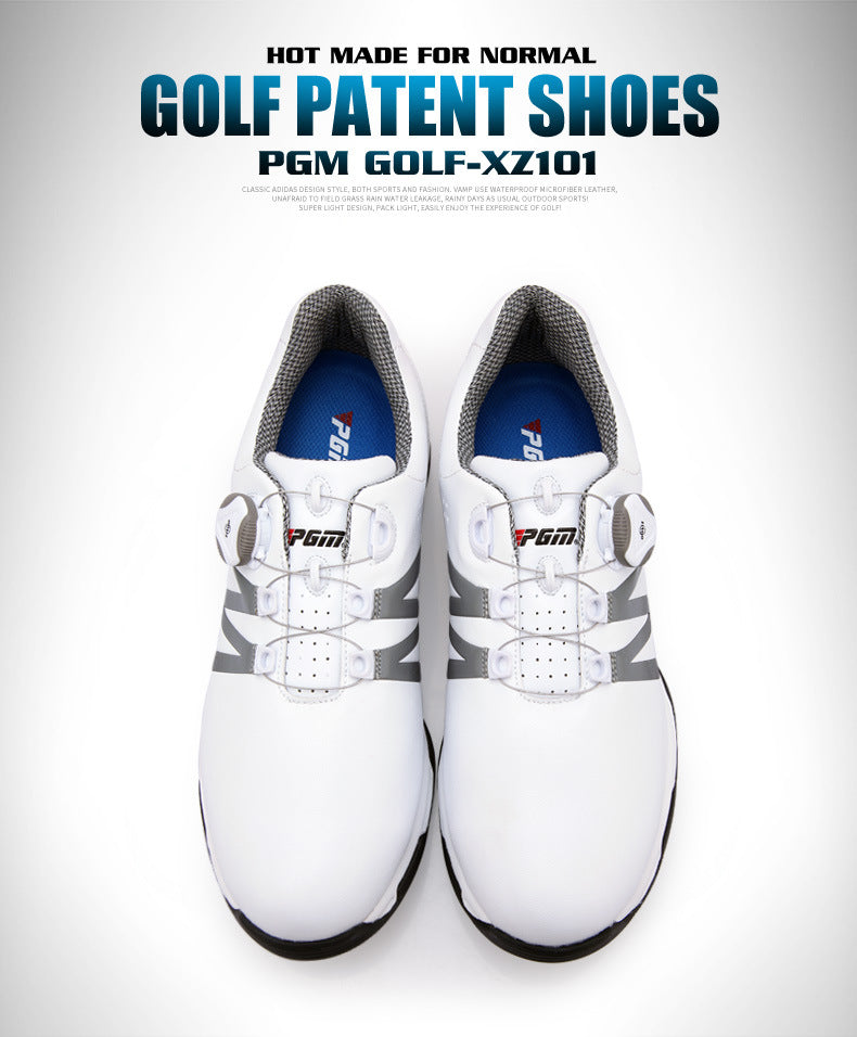PGM Golf Sports Men's Shoes Waterproof Fashion Casual Sneakers Quick Lacing Breathable Non-Slip XZ101 Wholesale