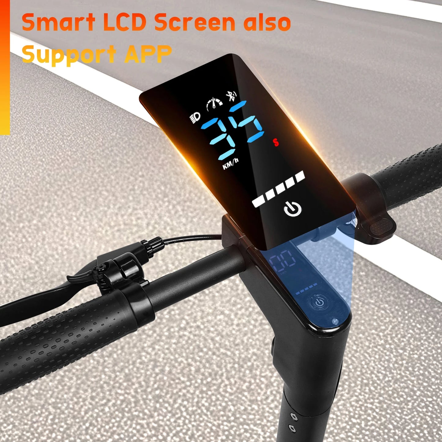 AOVOPRO V1MAX PRO 1200W Electric Scooter 45KM Max Range 35KM/H 500W Motor Power 42V14.5AH Folding Electric Scooter for Adults.