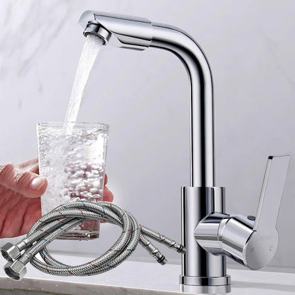 360° Rotating Basin Faucet Kitchen And Bathroom Dual-use Hot and Cold Water Faucet Splash-proof