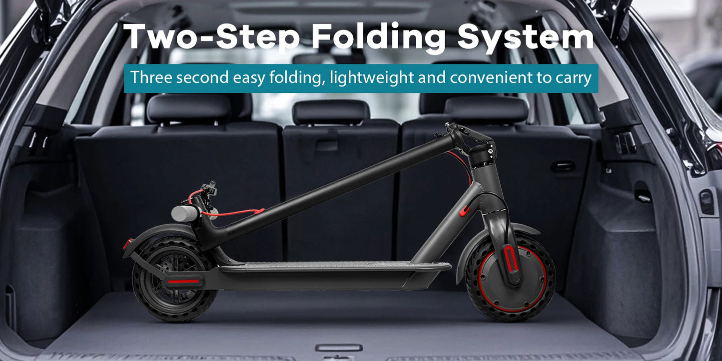 New 2025 AOVOPRO 31KM/H Adults Electric Scooter 36V 350W 25/35KM Long Range 8.5 Inch Dual Brake Folding Electric Kick Scooter