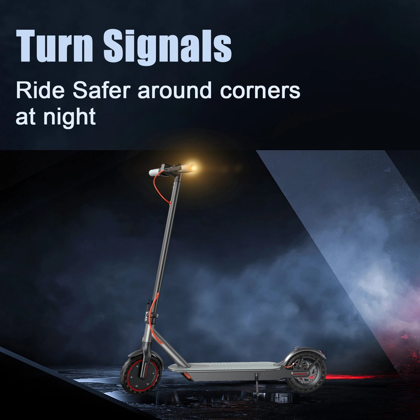 2025 New AOVOPRO Turn Signal Electric Scooter 350W 8.5 Inch Tire APP Smart Escooter 31KM/H 36V10.5AH Electric Scooter for Adults