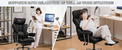 GTPLAYER Gaming Stuhl, Gamer Stuhl, Ergonomischer Bürostuhl mit Fußstütze, Stoffoberfläche, Federsitzkissen, Gaming Chair