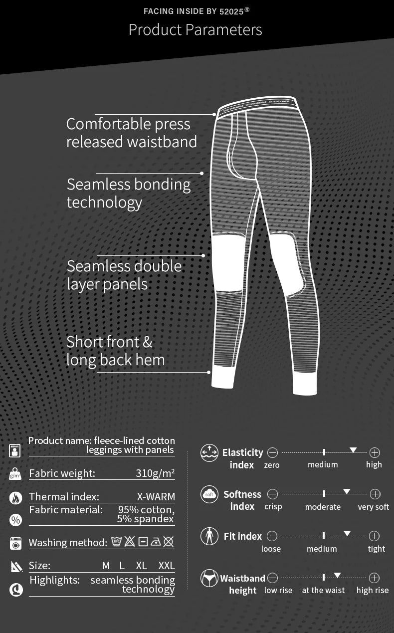 52025 Warm Women Thermal Leggings – Cotton Fleece-Lined Winter Pants, Breathable & Soft. High-Quality for Ultimate Comfort