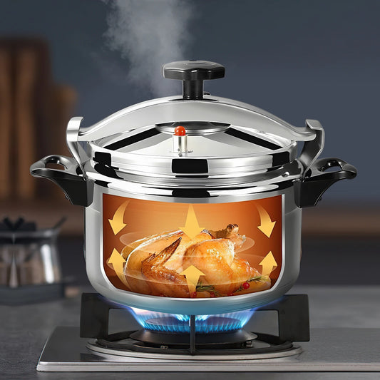3L/7L Aluminum Pressure Cooker Multifunctional Pressure Cooker Gas Stove Household Restaurant Explosion-proof Pressure Cooker.