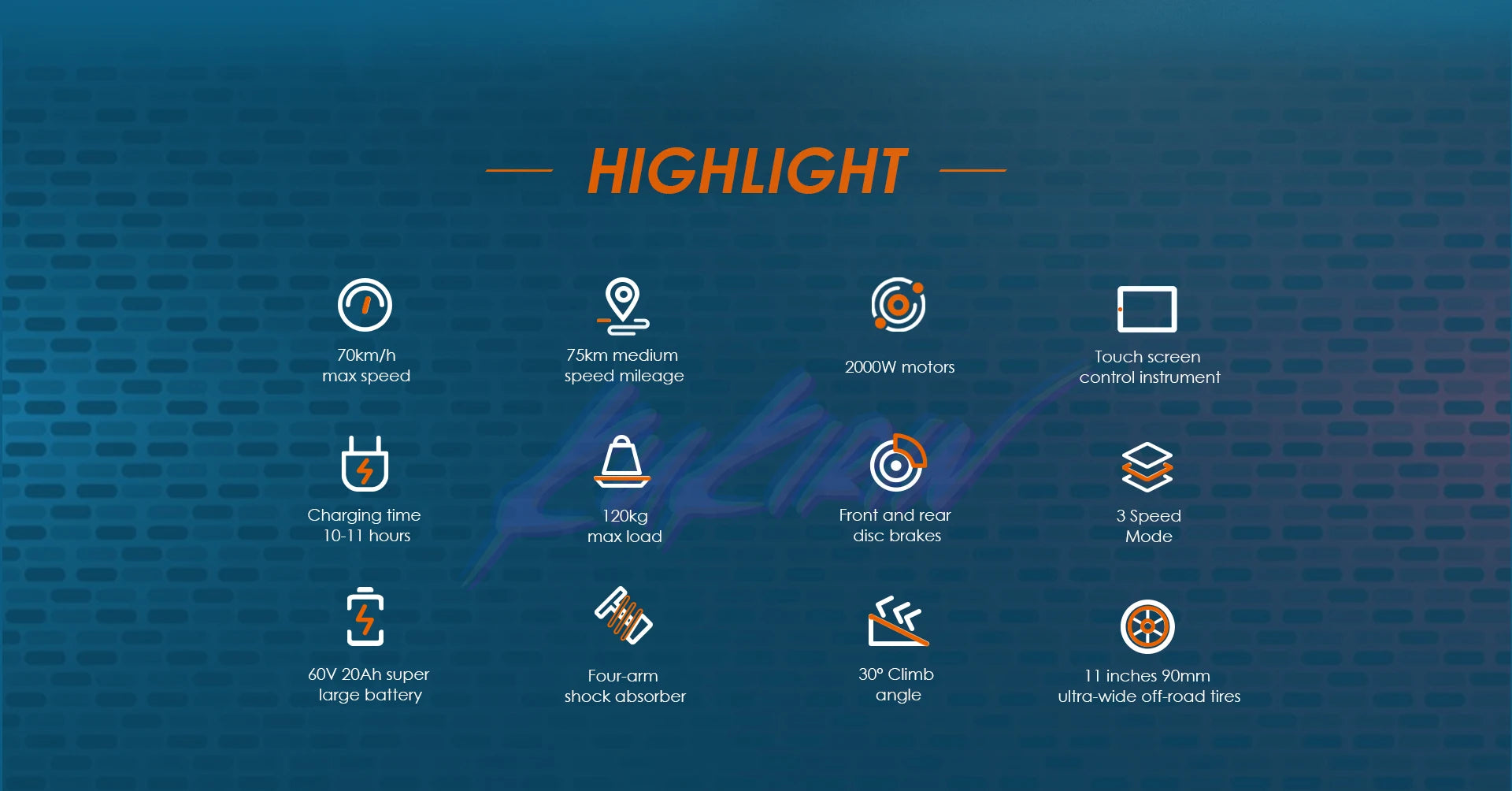 KuKirin G4 Electric Scooter Foldable , 2000W Motor, 60V 20Ah Battery, 70km/h Top Speed, 75km Range, 11'' Tubeless Wheels.