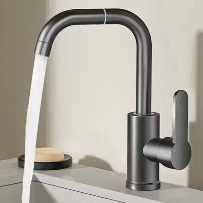 720° Swivel Spout Dual Use Kitchen Bathroom Faucet 360° Swivel Metal Finish Valve Core High Arc Spout Bathroom Accessories