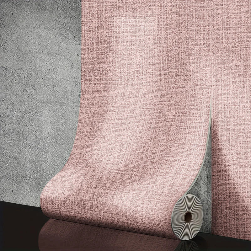 50cmX10m Leinen 3D Schaum Selbstklebende PVC Einfarbig Verdickte Wasserdichte Hintergrund Wand Renovierung Tapete Wand Aufkleber