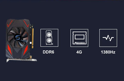 GTX1650 4GB desktop Graphics Card GAMING Gamer 128Bit GDDR6 Laptop chip PCI Express 3.0 Video Cards For PC DVI DP.