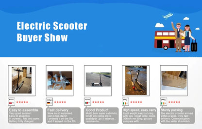 New Design Electric Scooter for Adults 350W/500W AOVOPRO High Performance Motor Foldable Escooter with 25/45KM Commute Range.