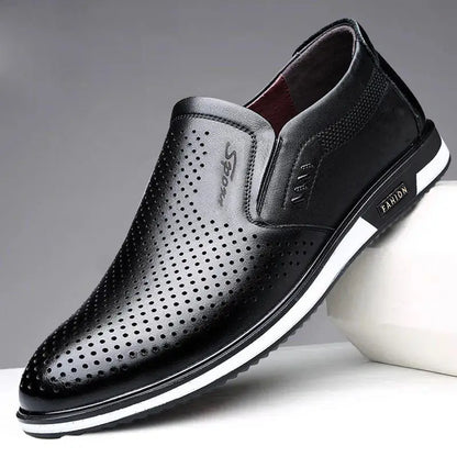 New Leisure Shoes Men's Fashion Leather Shoes Wholesale