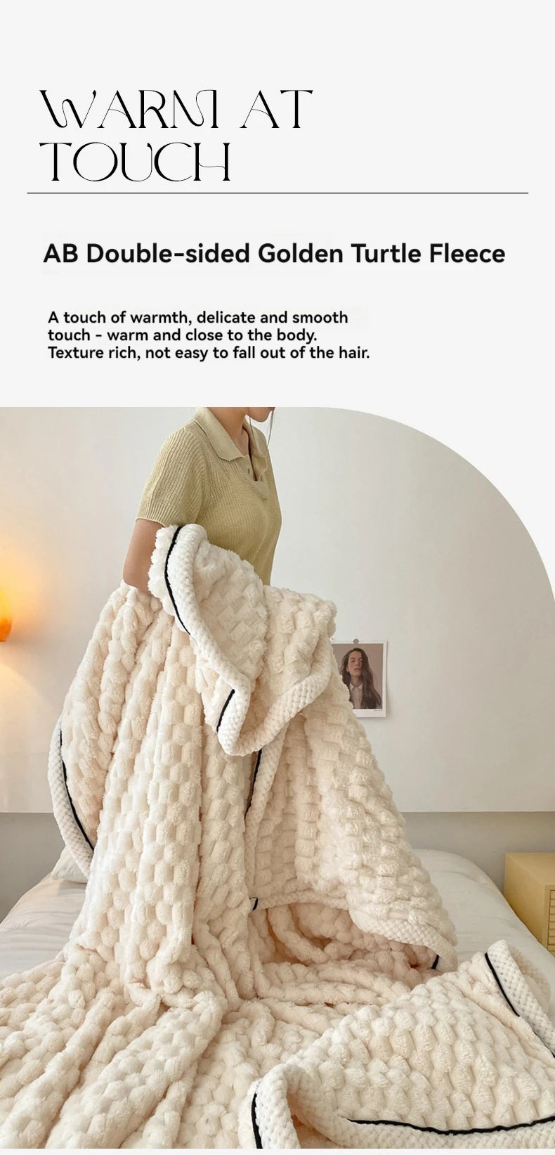 Turtle Velvet Autumn Winter Warm Sleeping Blanket Soft Comfortable Flannel Fleece Blankets for Bed Cozy Fluffy Warmth Blanket.