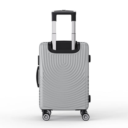 3-teiliges Reisekoffer-Set, abs Hartsc halen wagen mit Schloss, Griff gepäck mit Spinner rädern und Teleskop griff.