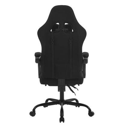 WOLTU Computer-Gamer-Stuhl, ergonomischer drehbarer PC-Gaming-Stuhl mit Taschenfederkissen, Massagefunktion für Büro und Zuhause