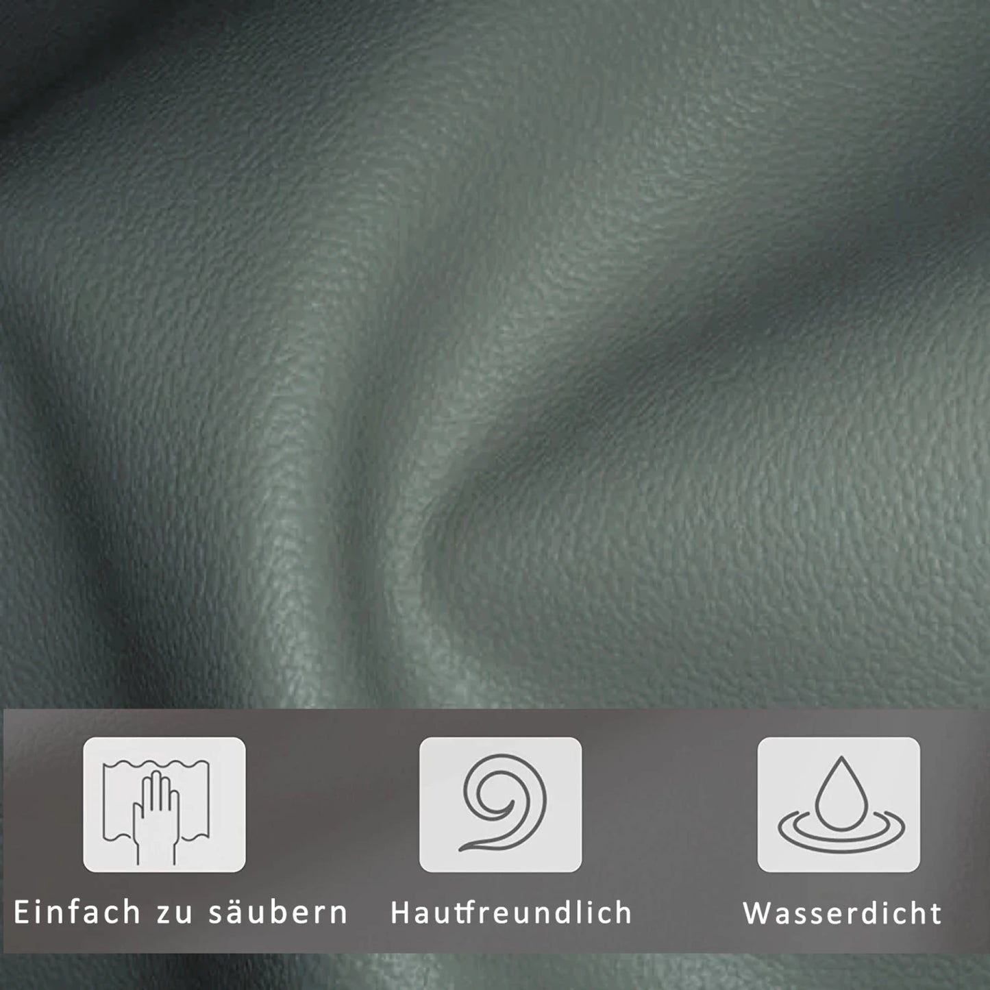 ROSAHQNDA Gepolstertes Bett mit Stauraum, 140 x 200 cm Bettgestell mit Kopfteil aus PU-Paneel, modernes Doppelbett, ohne Matratze