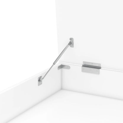 Faltbarer Schreibtisch 120×55cm – Multifunktional, klappbar, mit europäischen Steckdosen, zum Verstecken auf dem Schreibtisch