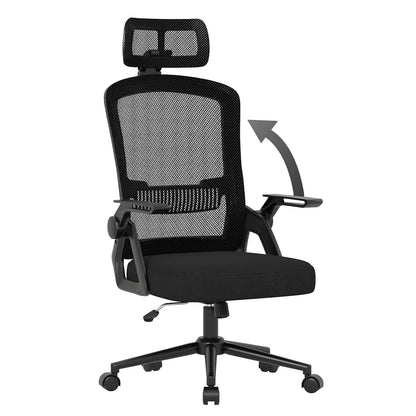Naspaluro Ergonomic Office Chair Desk Chair with Headrest Breathable Mesh Cover Lumbar Support Computer Chair 360° Swivel Chair